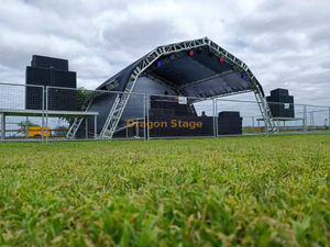 Field Concert Curve Roof Trusses Etapas 6x3x3m