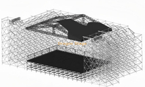 Sistema de escenario para conciertos Ringlock de 14x10 m con techo de pico de aluminio, alas LED de 6 m y soportes Line Array