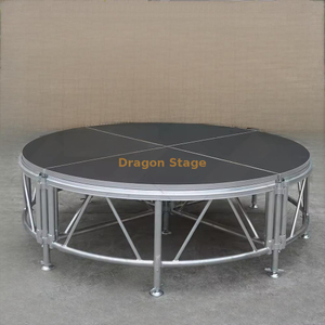 Plataforma de círculo redondo de boda de aluminio de diámetro 2.5m