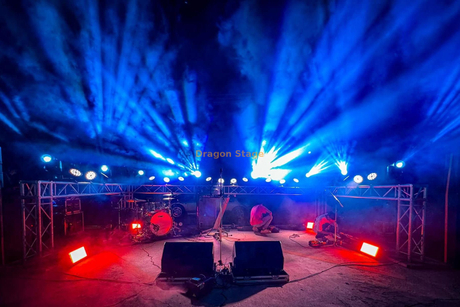 Armazón de aluminio ligero para iluminación de DJ