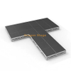 Kit de escenario portátil en forma de T de 8,54 x 7,32 m | Plataforma modular de aluminio de altura ajustable de 0,4 a 0,8 m