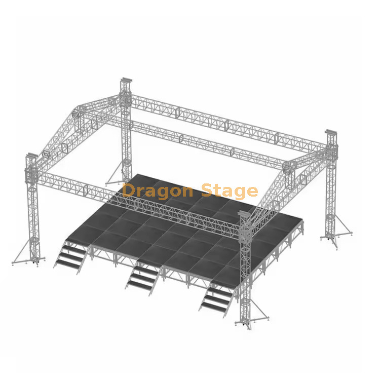 Estructura estándar de techo triangular de techo 12x9x6m