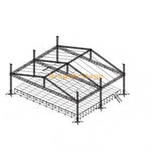 Armazón de aluminio para escenario de techo con altavoz de concierto 25x15x8m