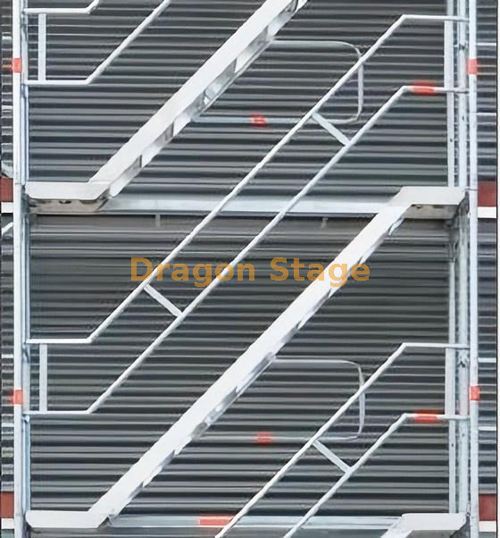 Escaleras de plataforma de escalada para andamios layher