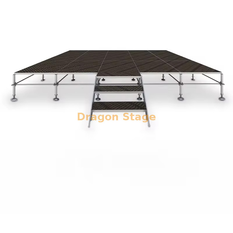 Sistema de etapa de capa de acero para bodas al aire libre 6.1x4.88m