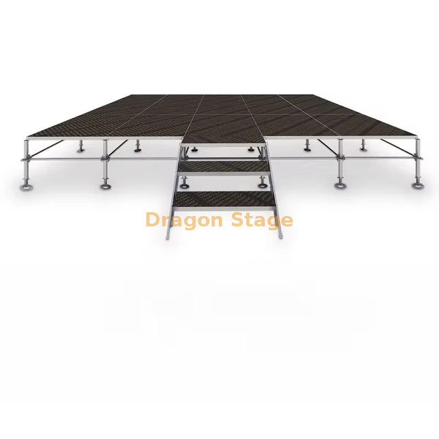 Sistema de etapa de capa de acero para bodas al aire libre 6.1x4.88m