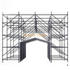 Carpa de canal de 4x6 m para acceso cubierto entre bastidores y escenario