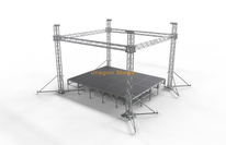 Iluminación fabricada estructural trusses baratos 6x6x6m