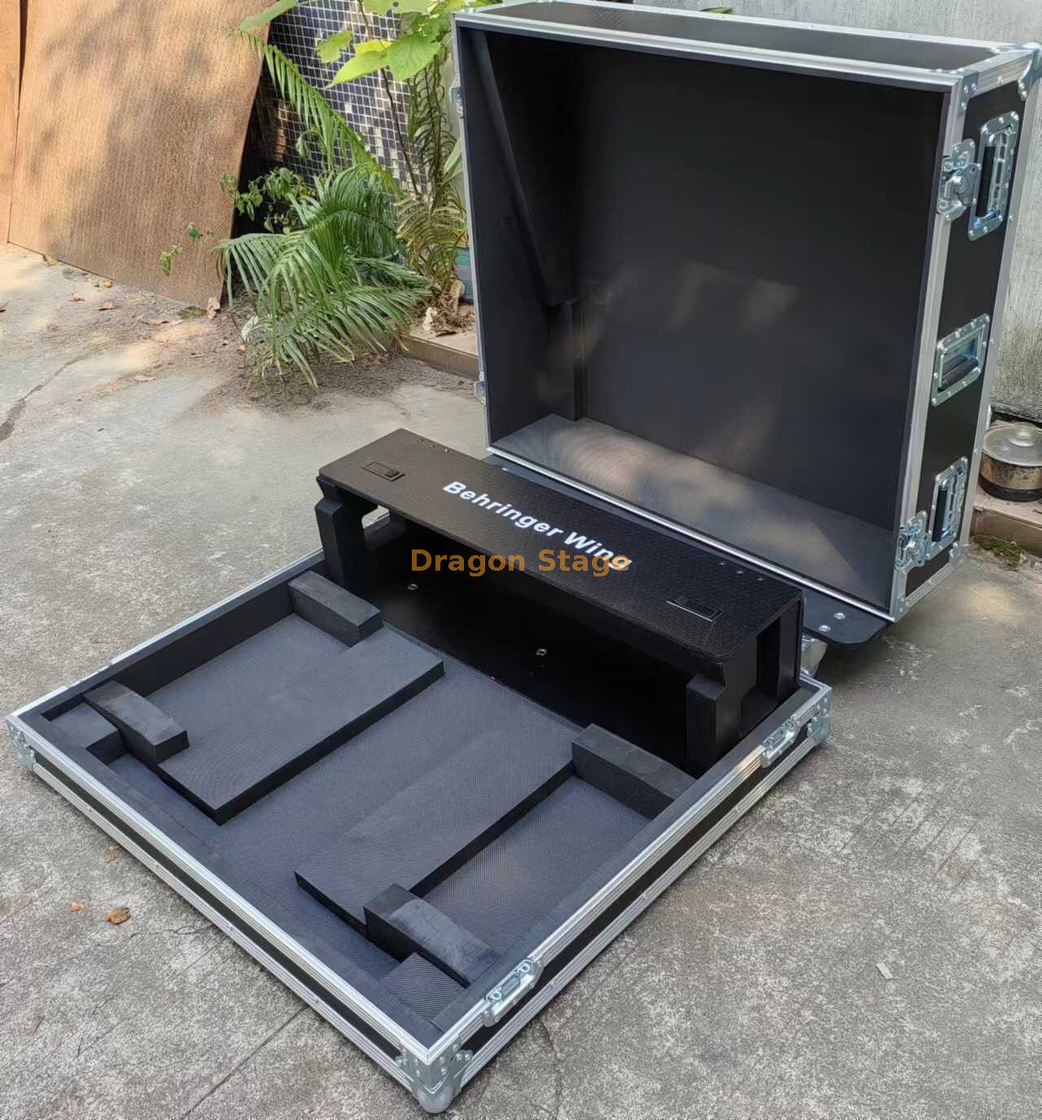 Case de consola de mezcla de ala de Behringer Wing / Case de vuelo de rendimiento de dos puertas / aluminio 