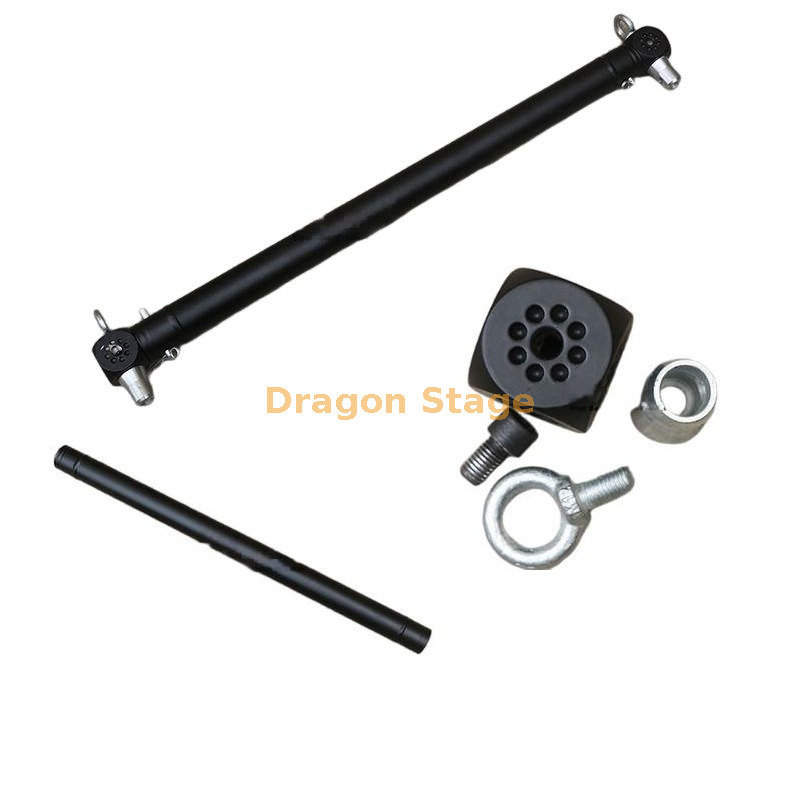 Armazón modular U-Torm con caída de marco en U Armazón de luz con cabezal móvil de brazo modular negro Armazón de marco en U Armazón de tubo