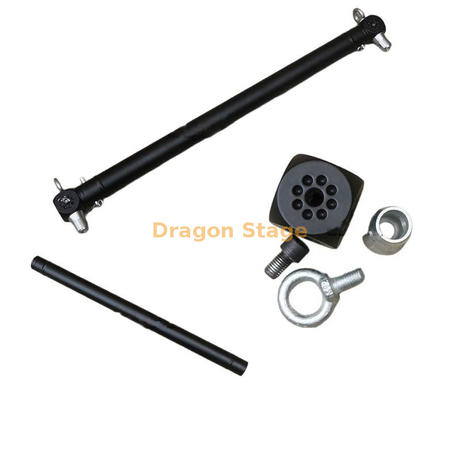 Armazón modular U-Torm con caída de marco en U Armazón de luz con cabezal móvil de brazo modular negro Armazón de marco en U Armazón de tubo