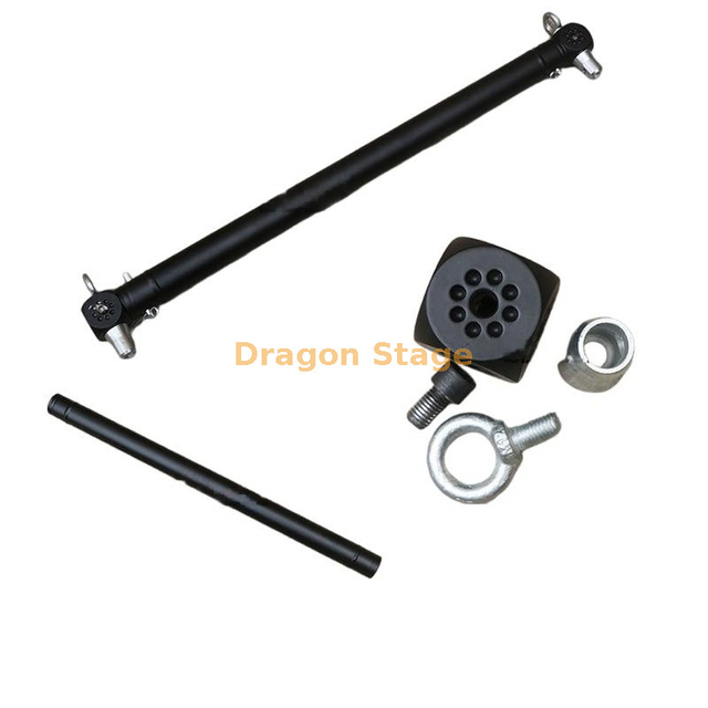 Armazón modular U-Torm con caída de marco en U Armazón de luz con cabezal móvil de brazo modular negro Armazón de marco en U Armazón de tubo