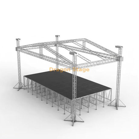 Escenarios portátiles para eventos en techo al aire libre 10x5x5m