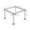 300*300 mm de perno de aluminio Pista de armadura de luz 5x5x3m
