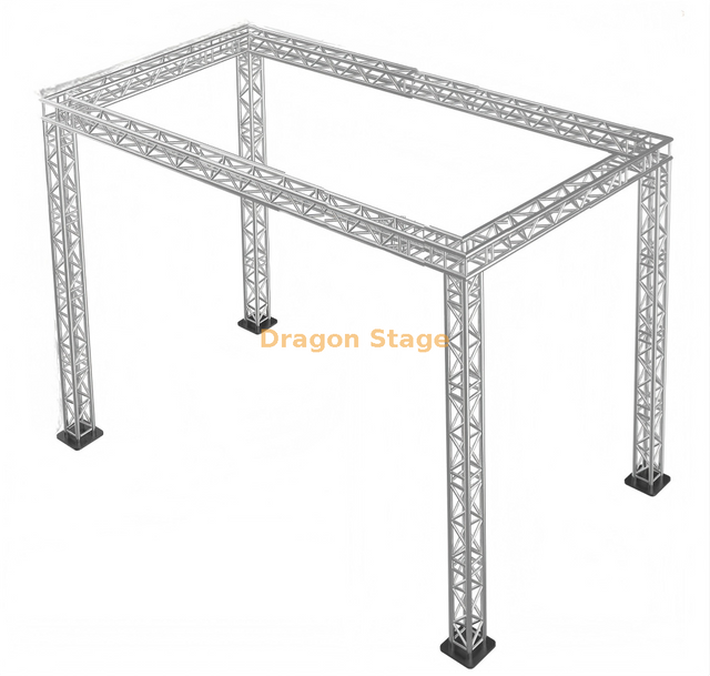 Truss de feria rectangular de aluminio 7x4x5m
