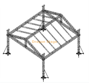 Sistema de armadura de techo para escenario al aire libre de aluminio resistente de 12x12x8m