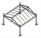 Sistema de armadura de techo para escenario al aire libre de aluminio resistente de 12x12x8m