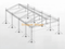 Sistema de armadura de techo de aluminio de gran luz de 80x25x14m para megaeventos y estructuras temporales