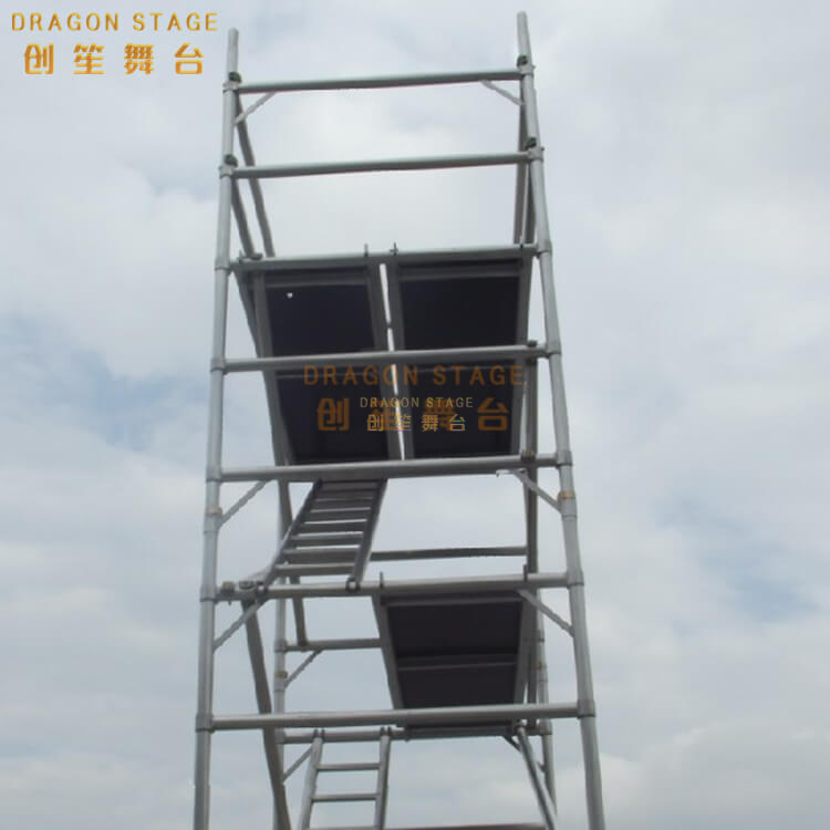 Torre de construcción Doble andamios con escalera de paso
