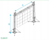 Sistema de poste de portería Global Truss 3x5m