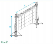 Sistema de portería Truss de 290 mm 3x5 m
