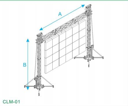 Sistema de poste de portería Global Truss 3x5m