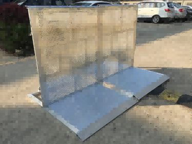 Barrera de multitudes de aluminio de alta calidad con sistema de enclavamiento para seguridad del tráfico en conciertos y eventos