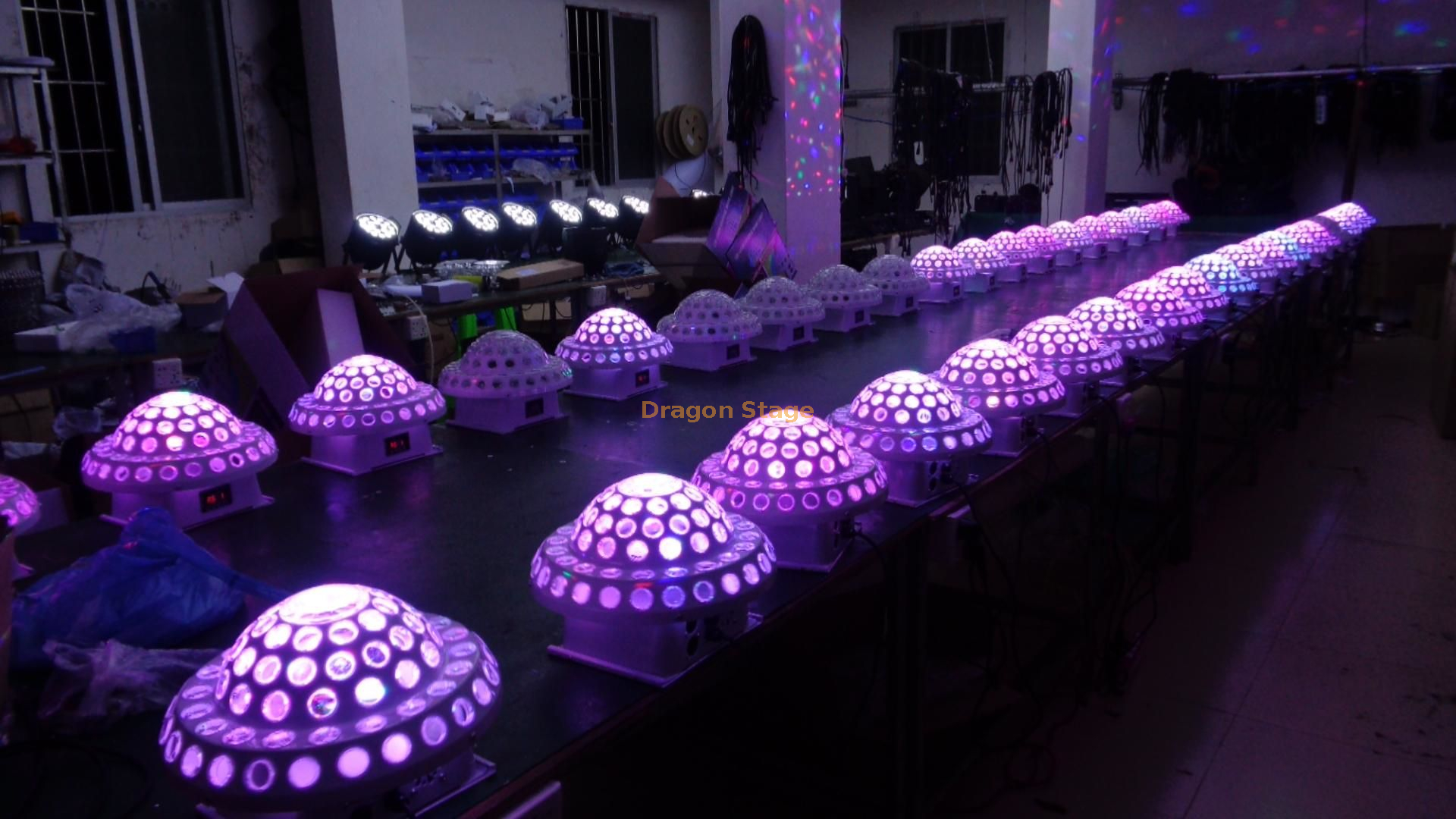 6 cuentas 3W LED láser gran universo bola mágica luces efecto estroboscópico luz
