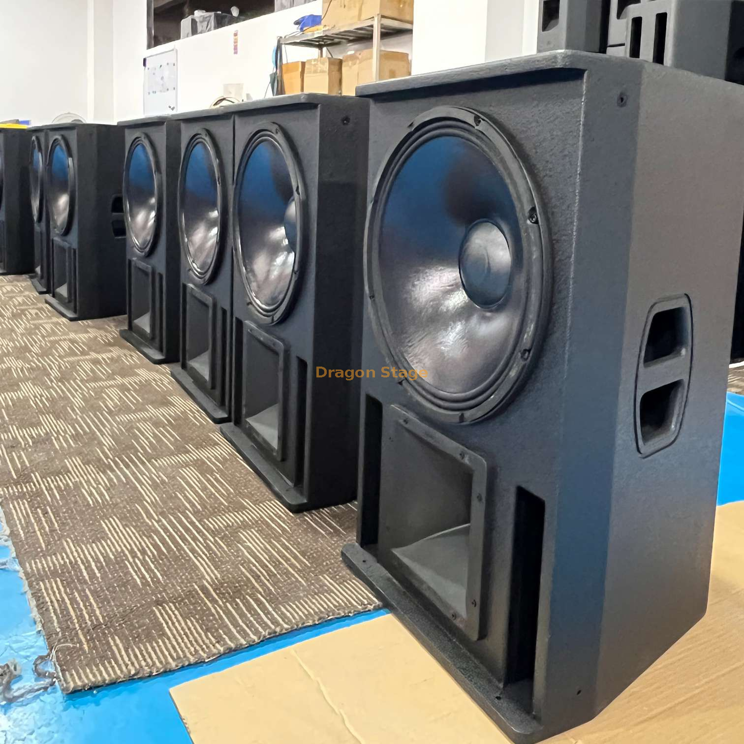 Sistema de sonido popular de suministro de fábrica, altavoces de sala de conferencias de rango completo de 2 vías de 15 pulgadas y 400w