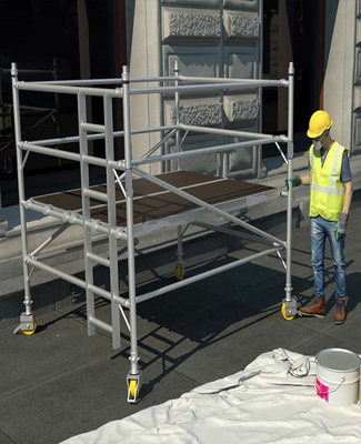Venta de fábrica de torre de andamios modulares de material de aluminio