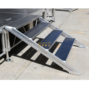 El escenario portátil cuadrado de aluminio al aire libre cubre la altura 0.4-0.8m del 12x8m