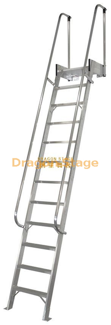 Escalera de ático de aluminio plegable de tipo grande