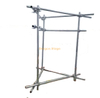 Soporte de estante tipo minimalista DIY portátil de aluminio fácil para tienda de ropa de tienda de moda