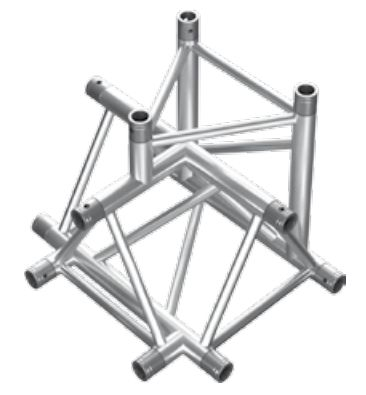 FT43-T42 HT43-T42 tubos triangulares triángulo de armadura de 50 × 2 mm