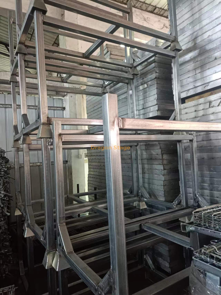 Cesta de almacenamiento con barra de armadura Ringlock de acero resistente
