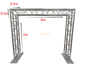 Placas de truss Pigot de aluminio personalizadas 4x3m