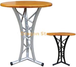 Juego de mesa y silla de barra portátil de madera barata de aluminio