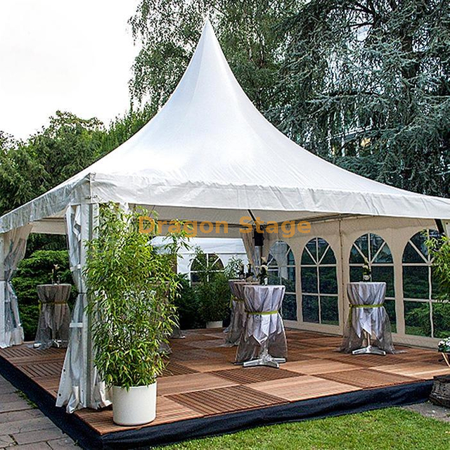 Toldo blanco al aire libre 3x3 una tienda de boda para eventos con marco para jardín