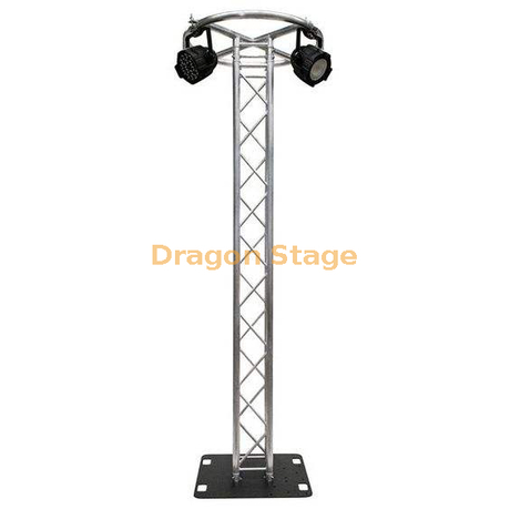 Torre de iluminación de armazón de aluminio para soporte de DJ