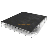 Plataforma de escenario exterior de aluminio personalizada 7,32x7,32 m 