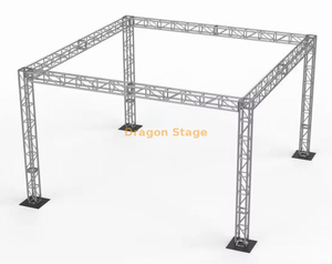 Sistema de armazón de iluminación de escenario de aluminio resistente de 6x6x4m - Armazón modular de caja para eventos de 4m de altura