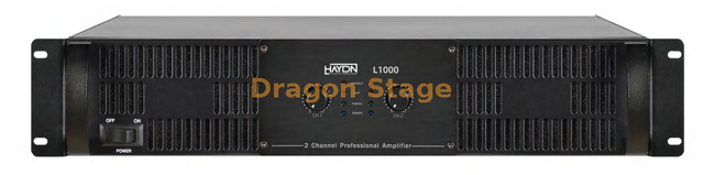 Amplificador de potencia de dos canales L1200 | Amplificador de audio profesional BT de alta potencia