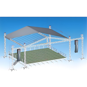 Sistema de armadura de techo de escenario de aluminio para concierto 12x10x6m