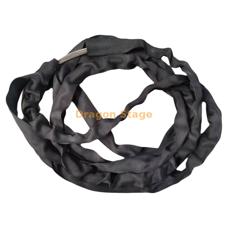 1m 1.5m 2m 2.5m 3m Longitud de longitud de alta calidad Spanset para elevar su configuración de aparejo en cuerda de alambre flexible con núcleo de cable de aeronave galvanizado