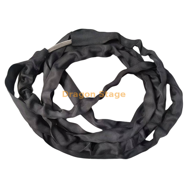 1m 1.5m 2m 2.5m 3m Longitud de longitud de alta calidad Spanset para elevar su configuración de aparejo en cuerda de alambre flexible con núcleo de cable de aeronave galvanizado