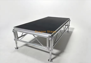 Escenario de soporte de rendimiento de aluminio modular de 4x8 pies 19,62x6,1 m
