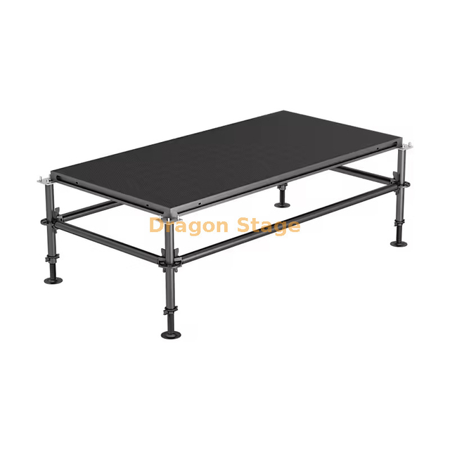Plataforma de escenario de concierto al aire libre de acero de aluminio 9.76x6.1m