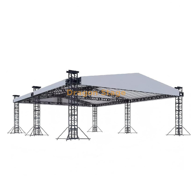 Escenario de techo de aluminio Truss Concert 20x20x10m