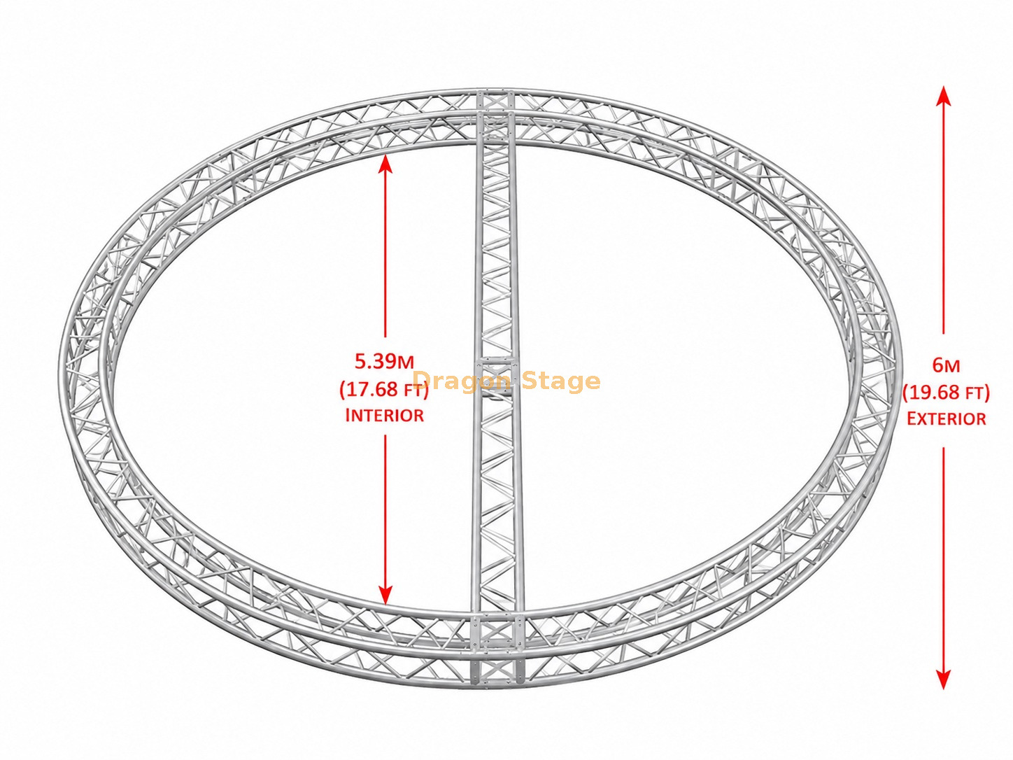 Anillo de armadura de iluminaci&oacute;n circular de aluminio personalizado de 6 m.jpg