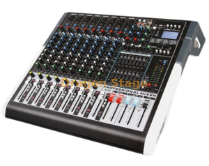 HTS12 Mezclador de audio profesional de 12 canales con efectos DSP